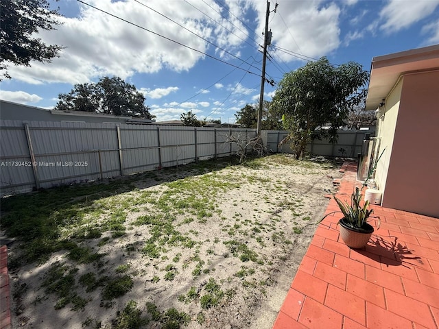 view of yard featuring a patio