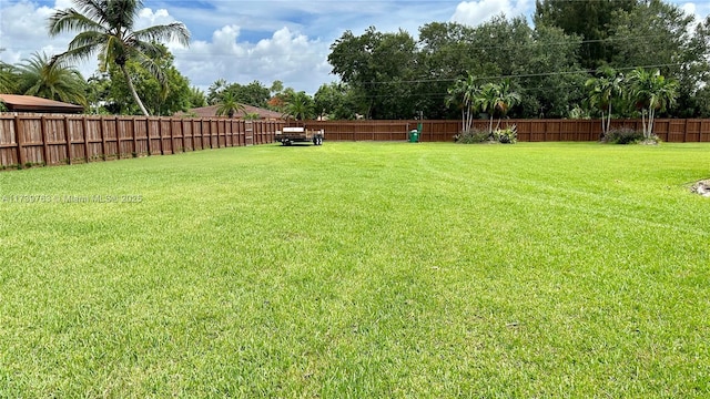 view of yard