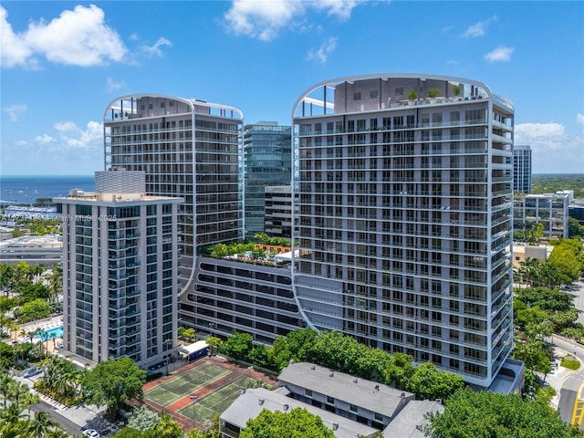 view of property featuring a water view