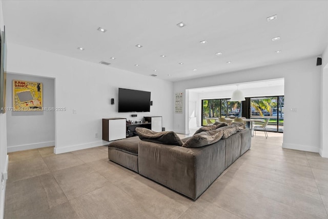 view of living room