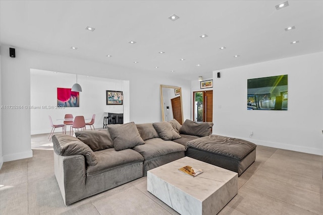 view of living room