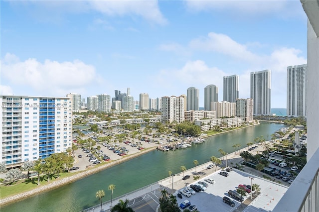 500 Bayview Dr Unit 1419, Sunny Isles Beach, FL 33160 - water view featuring a view of city