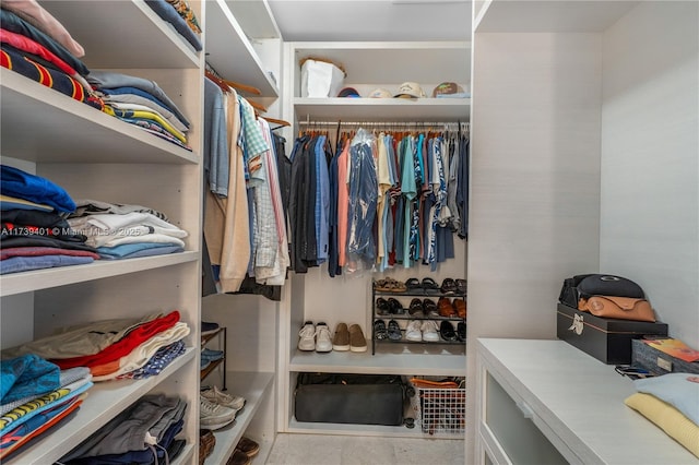 view of spacious closet