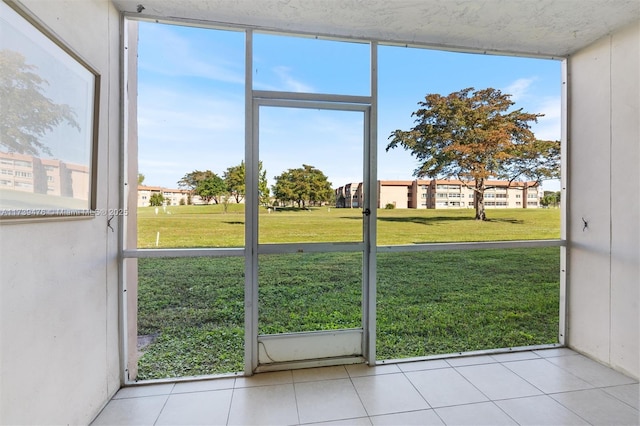 view of doorway to outside