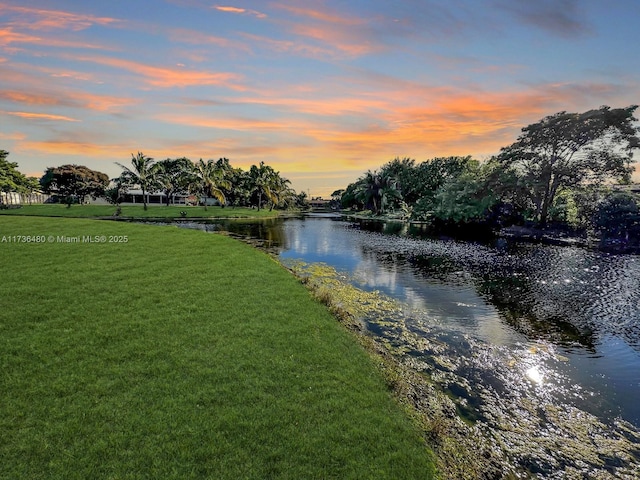 property view of water