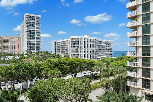 view of property featuring a water view