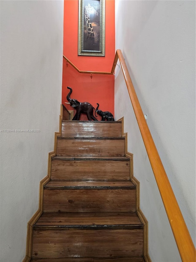 view of staircase