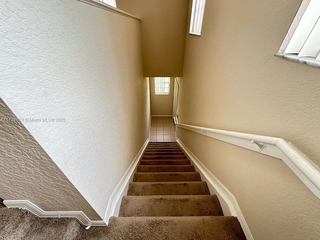 view of staircase