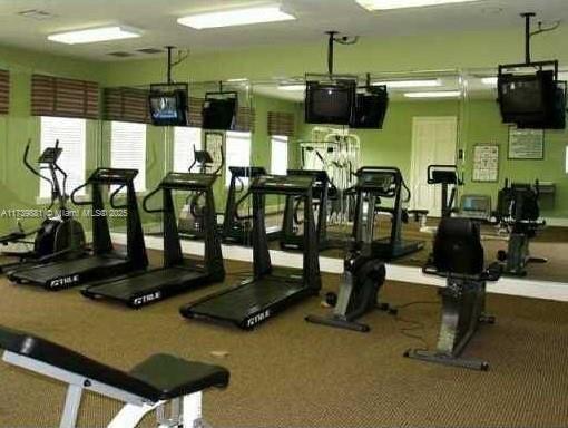 view of exercise room