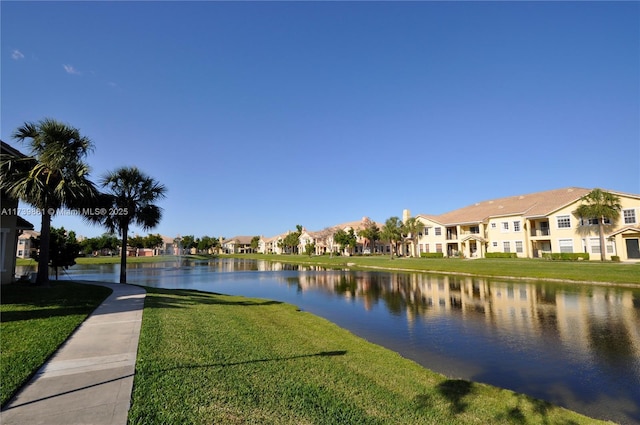 property view of water