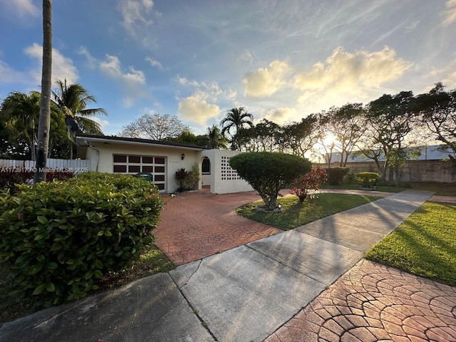 view of ranch-style house