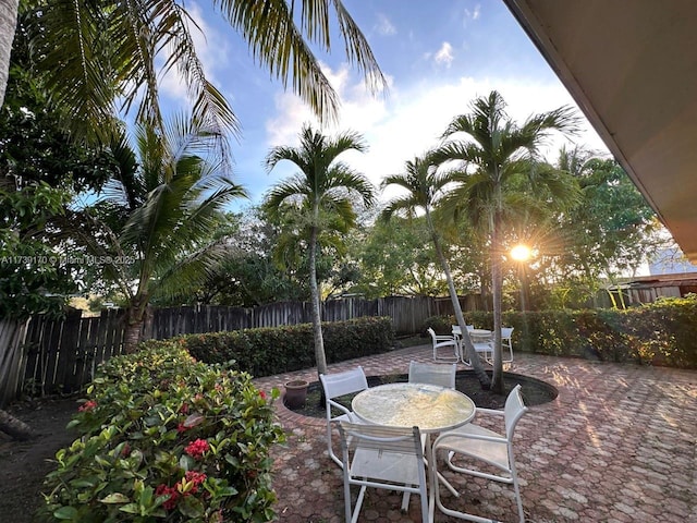 view of patio