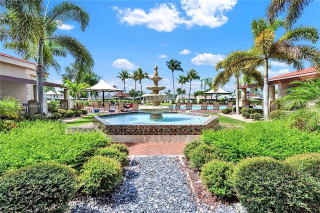 surrounding community featuring a gazebo