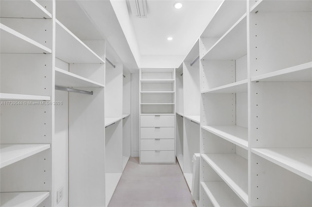 view of spacious closet