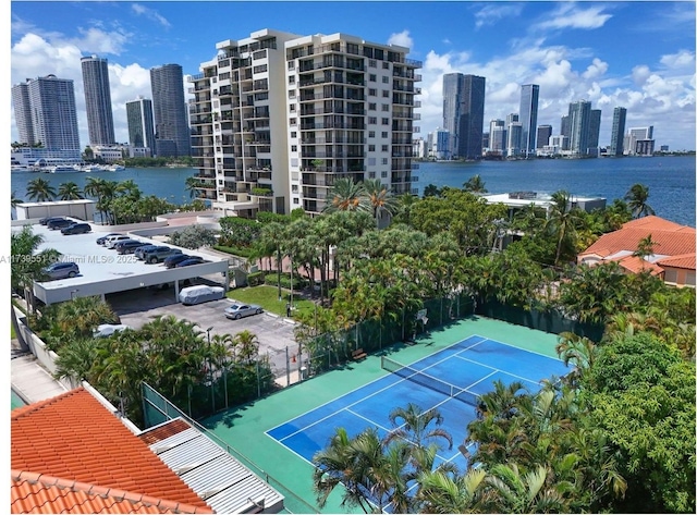 801 N Venetian Dr Unit 201, Miami, FL 33139 - bird's eye view of city skyline and a nearby body of water