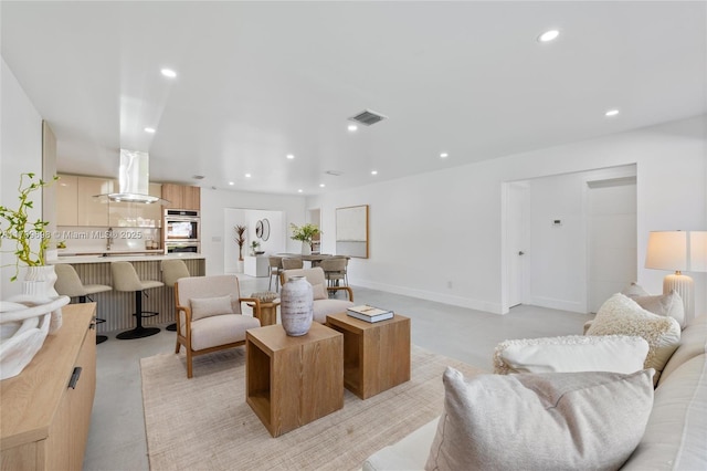 326 SE 3rd St, Dania Beach, FL 33004 - living room with recessed lighting