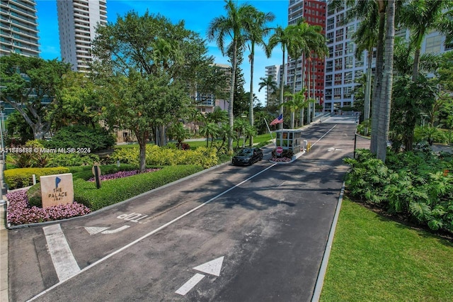 view of road