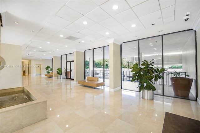 view of community lobby