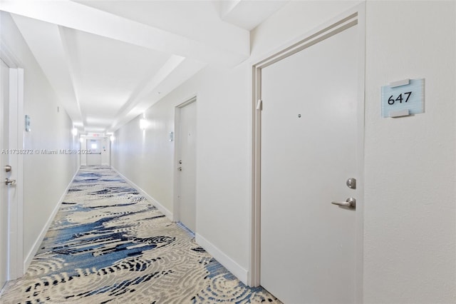 3001 S Ocean Dr Unit 647, Hollywood, FL 33019 - hall featuring baseboards