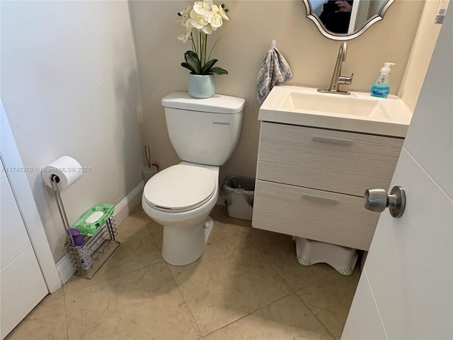8317 SW 137th Ave Unit 8317, Miami, FL 33183 - half bathroom featuring vanity and tile patterned flooring