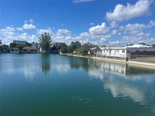 property view of water