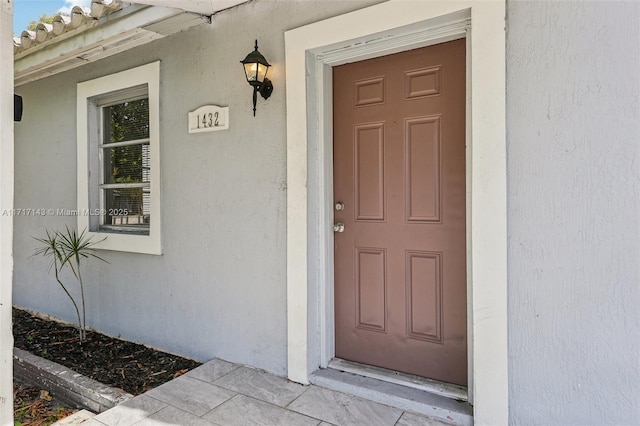 view of property entrance