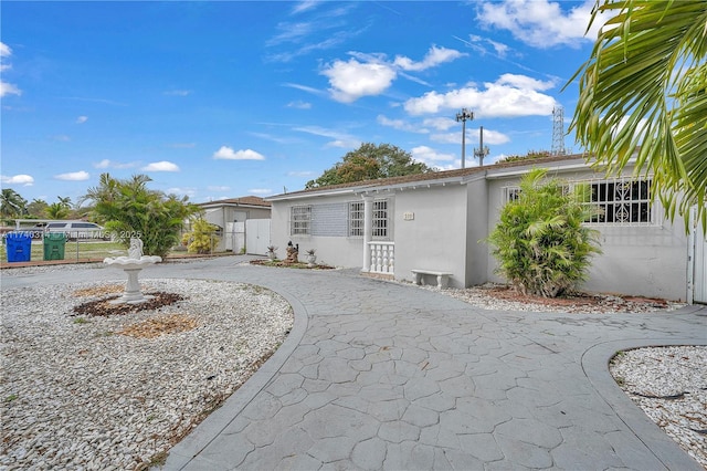 view of front of home