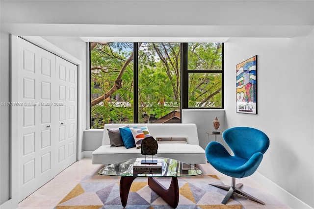 view of sitting room