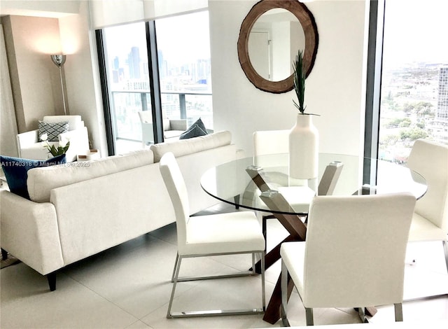 dining room featuring plenty of natural light