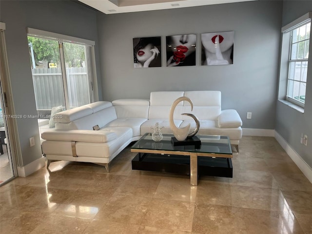 12676 NW 7th Ln, Miami, FL 33182 - living room with baseboards