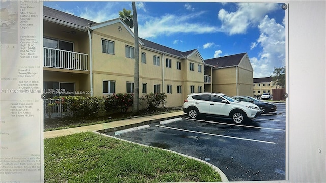 view of vehicle parking