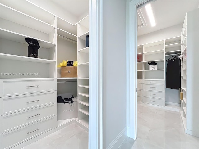 view of spacious closet