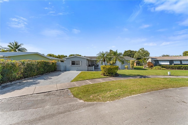 8100 SW 95th Ct, Miami, FL 33173 - single story home featuring a front yard and a porch