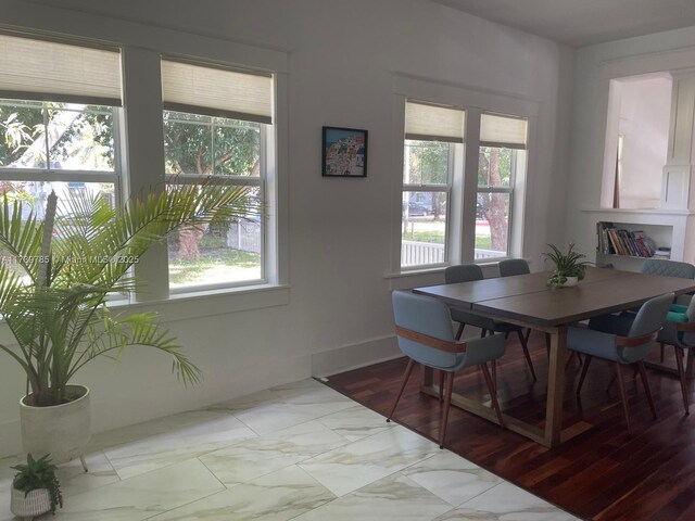 view of dining room