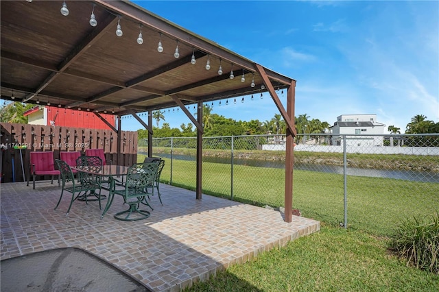 view of patio