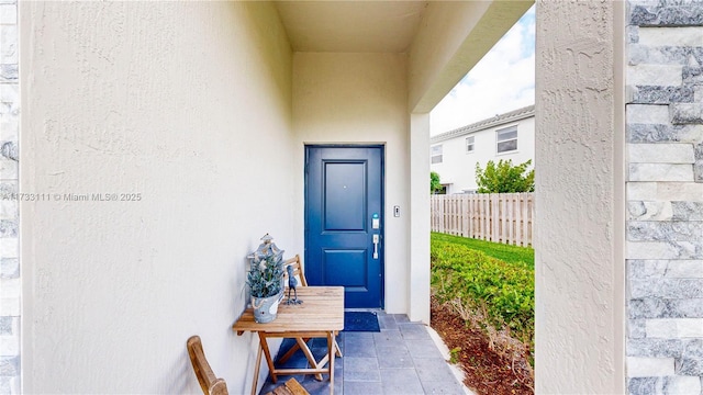 view of entrance to property