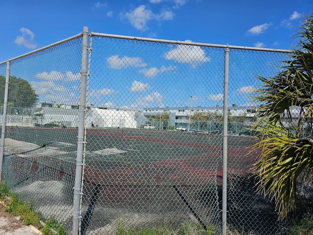 view of sport court