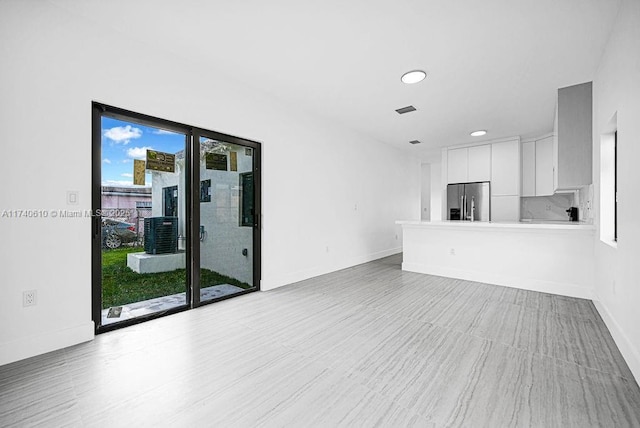 view of unfurnished living room