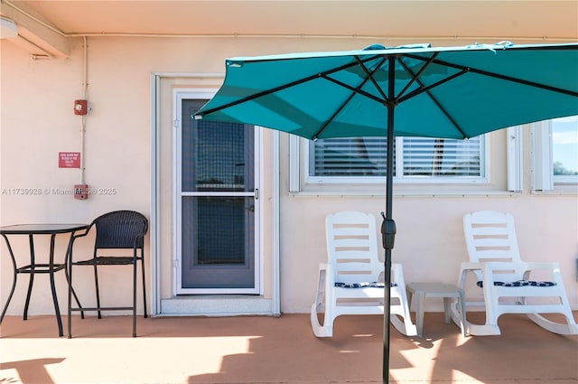 view of patio