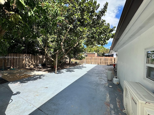 view of patio with ac unit