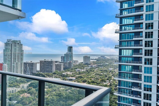 1300 S Miami Ave Unit 3408, Miami, FL 33130 - balcony with a view of city and a water view