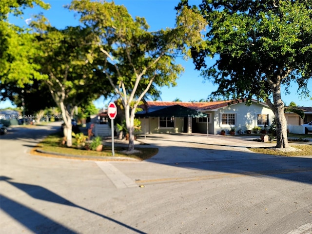 view of ranch-style home