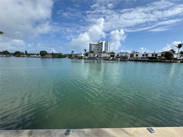 view of water feature