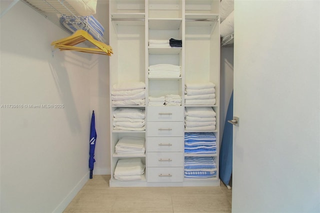 view of spacious closet