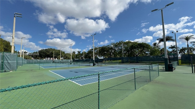 view of sport court