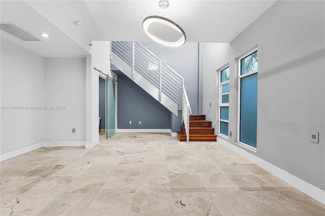 view of unfurnished living room