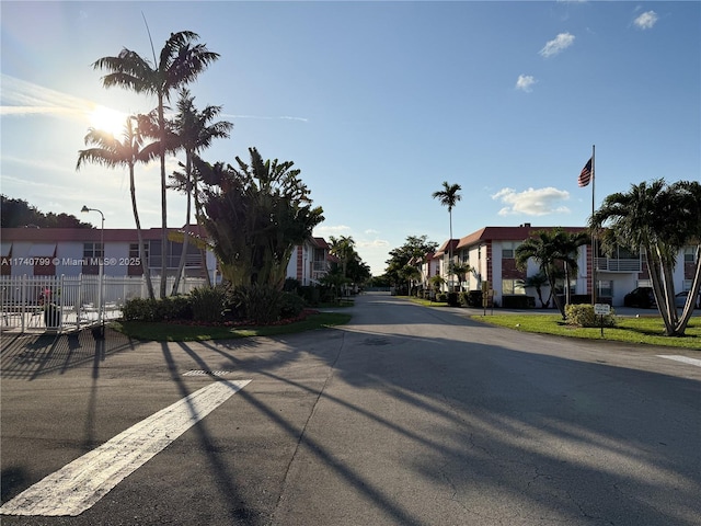 view of road