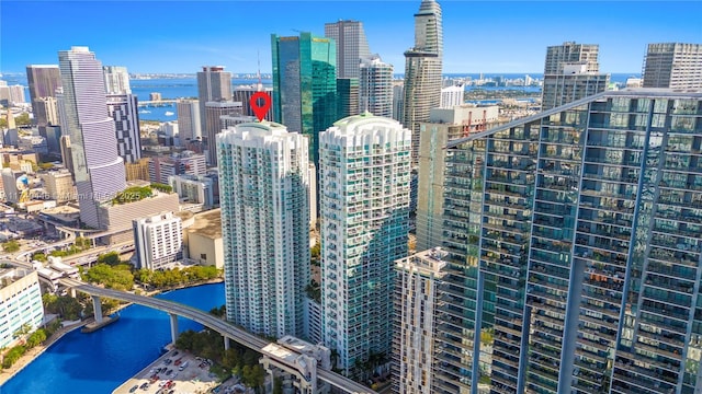 31 SE 5th St Unit 4018, Miami, FL 33131 - city view featuring a notable bridge and a large body of water