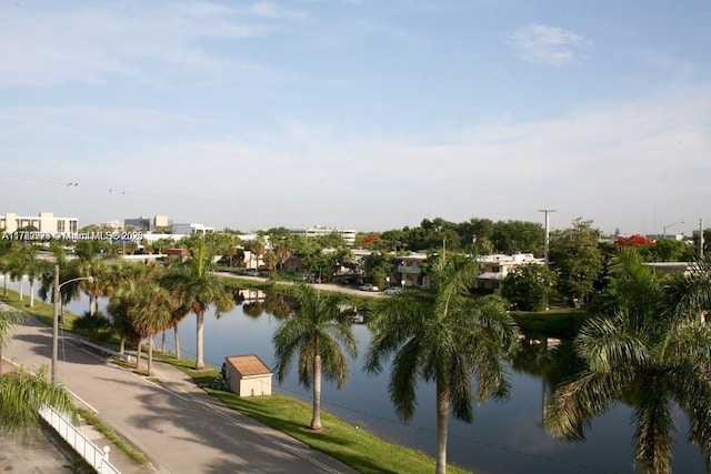 property view of water