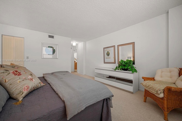 1865 S Ocean Dr Unit 4D, Hallandale Beach, FL 33009 - carpeted bedroom featuring a textured ceiling